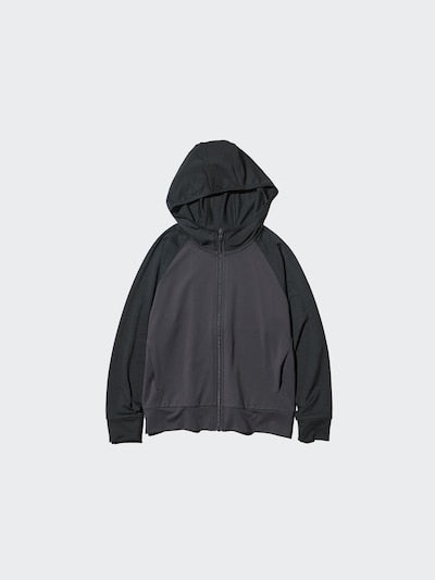 Uniqlo Kids' T-shirt, Japanese long-sleeved T-shirt, washable Milano rib sweater, 3 colors 