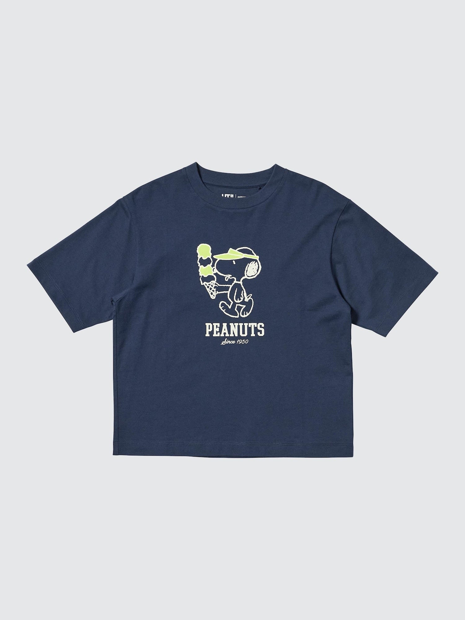 유니클로 티셔츠 일본 UNIQLO UT 걸스 찰리 브라운 스누피 오버핏 반팔티 484223