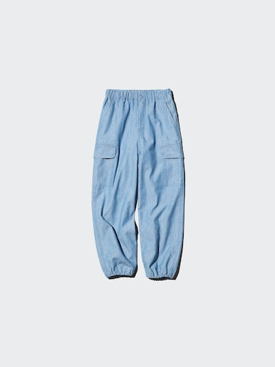 유니클로 키즈 바지 일본 유아 와이드 실루엣 조거 웨스트 팬츠 484717