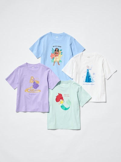 유니클로 키즈 반팔 일본 UNIQLO UT 디즈니 모아나 티셔츠 489171