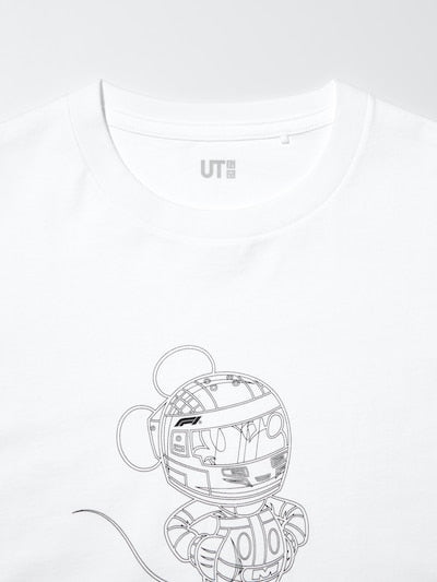 유니클로 키즈 티셔츠 일본 UT 반팔티 디즈니 미키마우스 포뮬러 화이트 컬러 489184