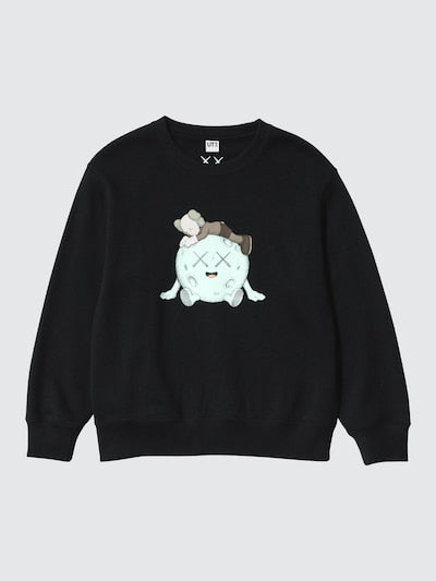เสื้อยืดสเวตเชิ้ตพิมพ์ลายลับ Uniqlo Kids แขนยาว ลาย Mario Kart World (ญี่ปุ่น) 491378