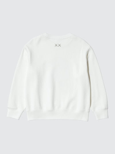 유니클로 키즈 긴팔 일본 UNIQLO kaws 카우스 맨투맨 티셔츠 화이트 492993