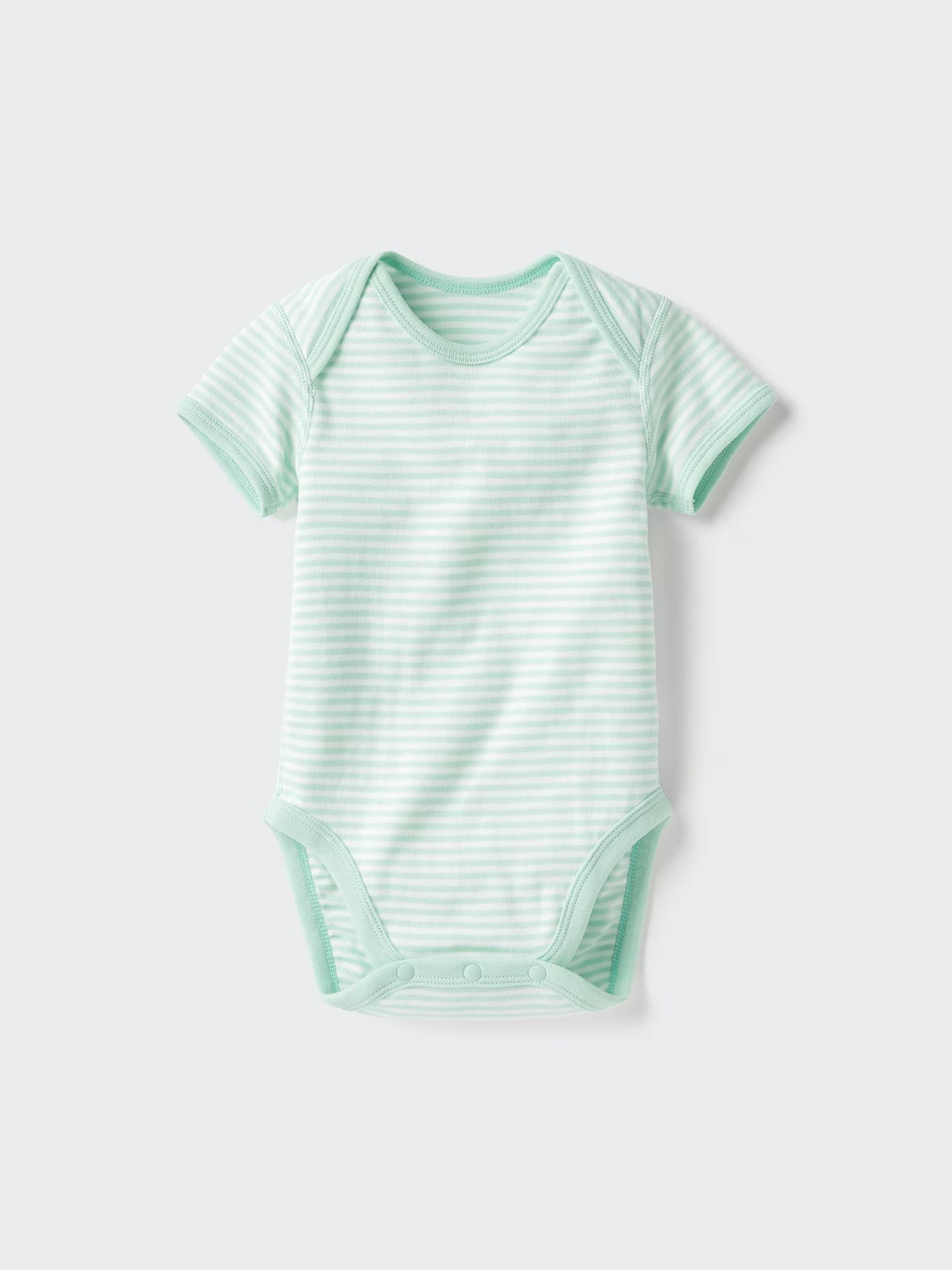 유니클로 베이비 바디슈트 일본 반팔 스트라이프 롬퍼 티셔츠