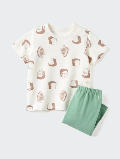 유니클로 잠옷 일본 UNIQLO 빵도둑 그림책 드라이 파자마 481810