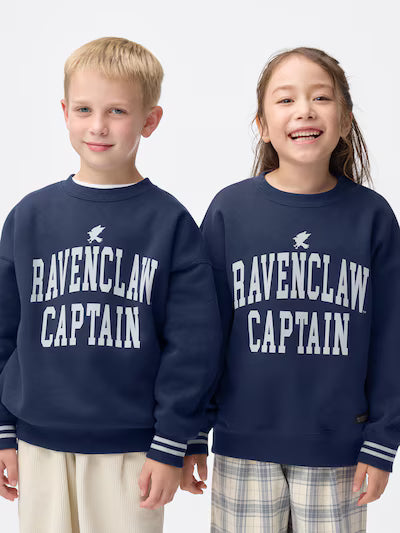 GU 키즈 티셔츠 일본 지유 맨투맨 해리포터 레이브 클로우 캡틴 357643