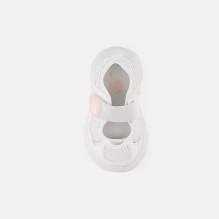 뉴발란스 신발 일본 NEQ BALANCE 샌들 230 훅 앤 루프 토틀러 I2301PE 화이트 핑크