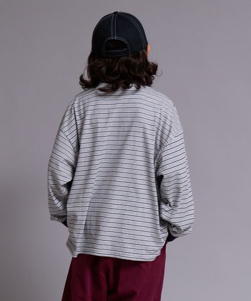 페어마논 긴팔 일본 PARIMANON 폴로 스트라이프 티셔츠 4컬러