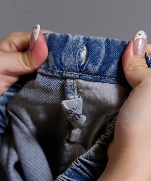 페어마논 바지 일본 PARIMANON 아동복 데님 와이드 스트레이트 팬츠 4컬러