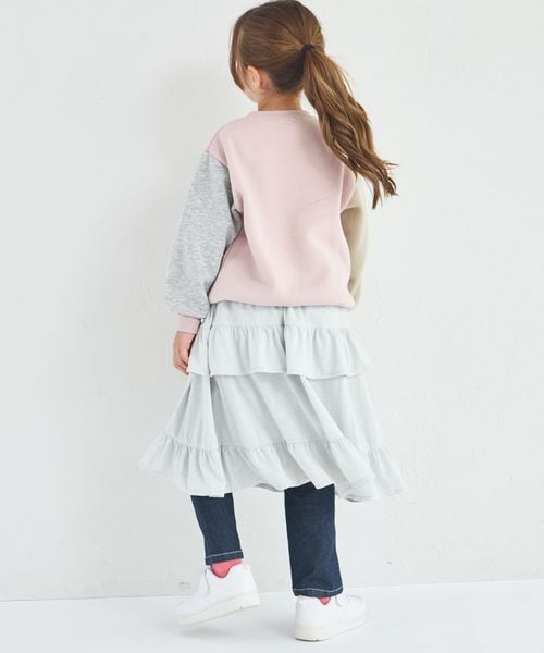 페어마논 키즈 티셔츠 일본 pairmanon 아동복 유니섹스 기모 배색 디자인 맨투맨 8컬러