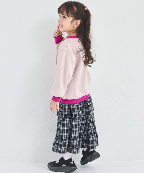 페어마논 키즈 티셔츠 일본 pairmanon 아동복 유니섹스 기모 배색 디자인 맨투맨 8컬러