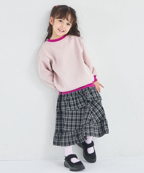 페어마논 키즈 티셔츠 일본 pairmanon 아동복 유니섹스 기모 배색 디자인 맨투맨 8컬러