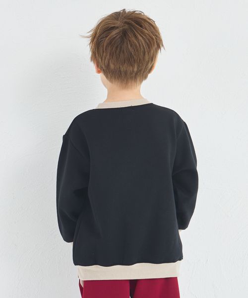 페어마논 키즈 티셔츠 일본 pairmanon 아동복 유니섹스 기모 배색 디자인 맨투맨 8컬러