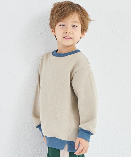 페어마논 키즈 티셔츠 일본 pairmanon 아동복 유니섹스 기모 배색 디자인 맨투맨 8컬러