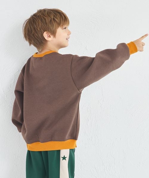 페어마논 키즈 티셔츠 일본 pairmanon 아동복 유니섹스 기모 배색 디자인 맨투맨 8컬러