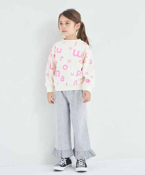 페어마논 키즈 티셔츠 일본 pairmanon 아동복 걸스 알파벳 로고 프린트 맨투맨 3컬러