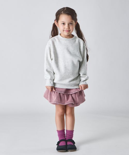 페어마논 키즈 티셔츠 일본 pairmanon 아동복 걸스 소매 하트 프린트 맨투맨 3컬러