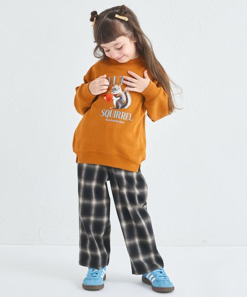 페어마논 키즈 티셔츠 일본 pairmanon 아동복 스팽글 애니멀 포토 맨투맨 3컬러