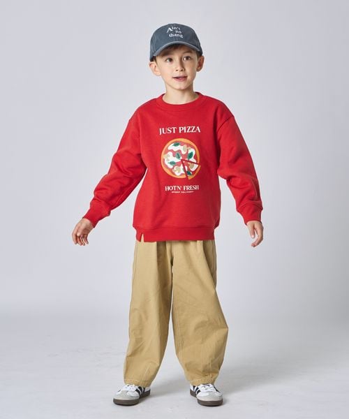 페어마논 키즈 티셔츠 일본 pairmanon 아동복 기모 푸드 모티브 프린트 맨투맨 4컬러