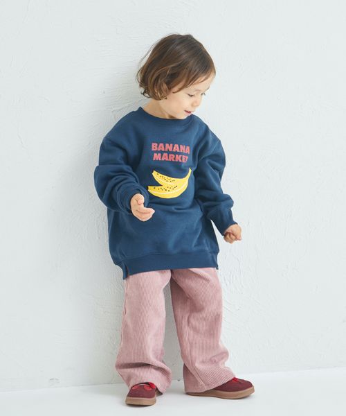 페어마논 키즈 티셔츠 일본 pairmanon 아동복 기모 푸드 모티브 프린트 맨투맨 4컬러