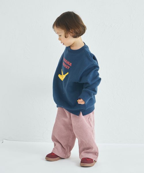 페어마논 키즈 티셔츠 일본 pairmanon 아동복 기모 푸드 모티브 프린트 맨투맨 4컬러