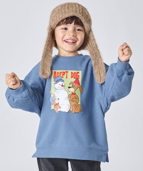 페어마논 키즈 티셔츠 일본 pairmanon 아동복 ADEPT 애니멀 프린트 맨투맨 3컬러