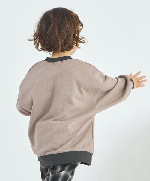 페어마논 키즈 티셔츠 일본 pairmanon 아동복 레트로 초콜릿 프린트 맨투맨 3컬러