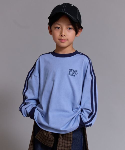 페어마논 긴팔 일본 PARIMANON 소매 배색 라인 티셔츠 8컬러