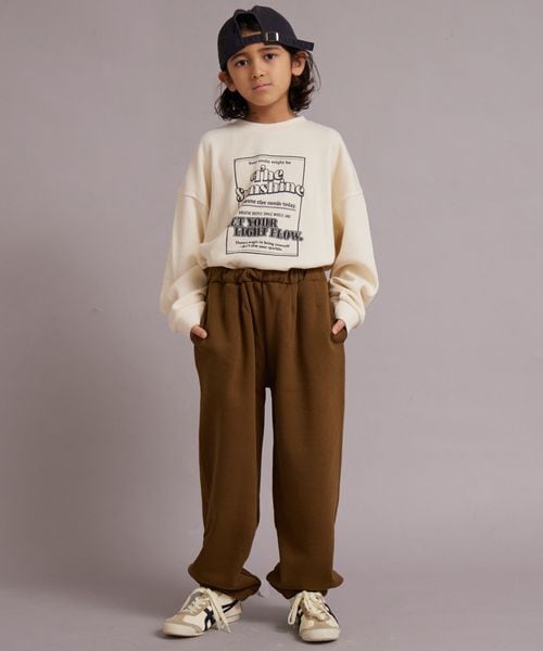 페어마논 키즈 바지 일본 pairmanon 아동복 기모 스웨트 볼륨 팬츠 6컬러