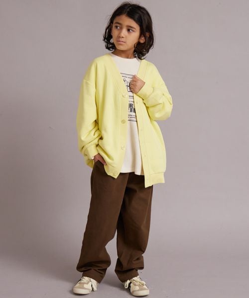 페어마논 키즈 가디건 일본 pairmanon 아동복 카디건 기모 오버사이즈 4컬러