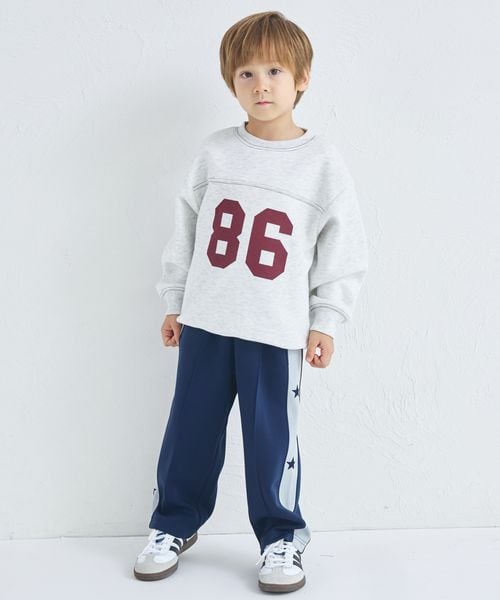 페어마논 키즈 바지 일본 pairmanon 아동복 스타 자수 사이드 라인 트랙 팬츠 3컬러