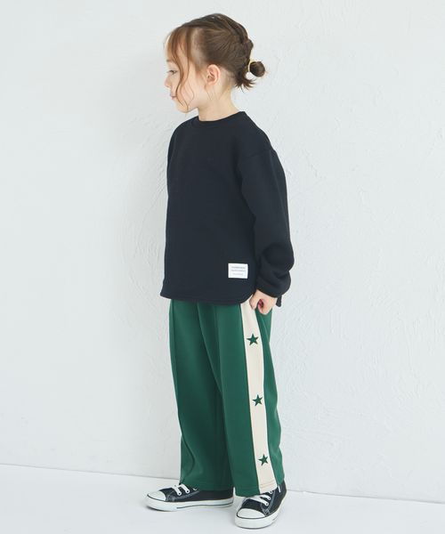 페어마논 키즈 바지 일본 pairmanon 아동복 스타 자수 사이드 라인 트랙 팬츠 3컬러