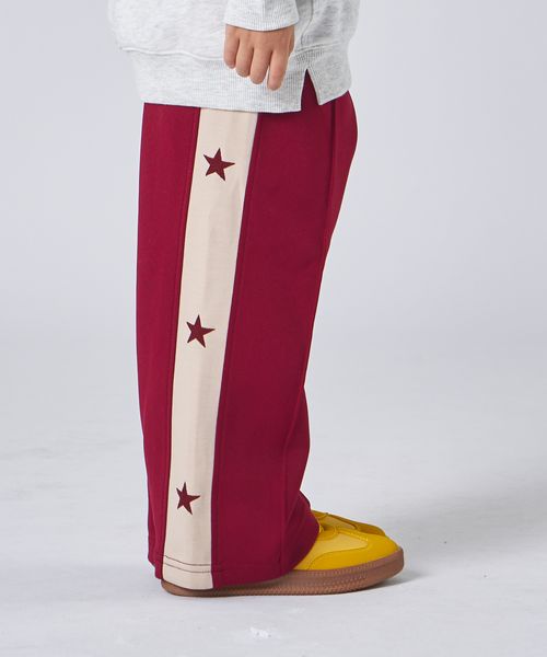 페어마논 키즈 바지 일본 pairmanon 아동복 스타 자수 사이드 라인 트랙 팬츠 3컬러