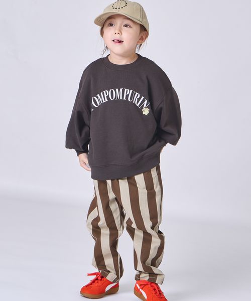 페어마논 키즈 티셔츠 일본 pairmanon 아동복 산리오 헬로키티 폼폼푸딩 컬리지 로고 2컬러