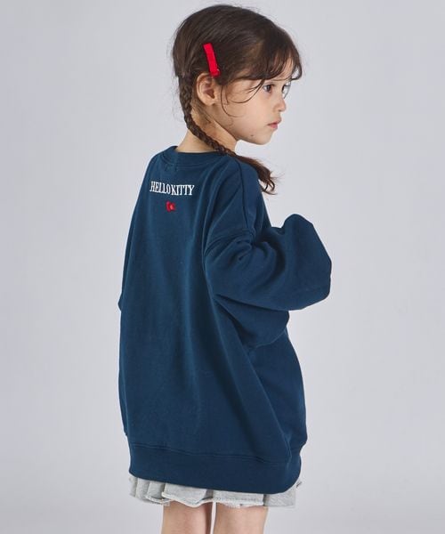 페어마논 키즈 티셔츠 일본 pairmanon 아동복 산리오 헬로키티 폼폼푸딩 컬리지 로고 2컬러