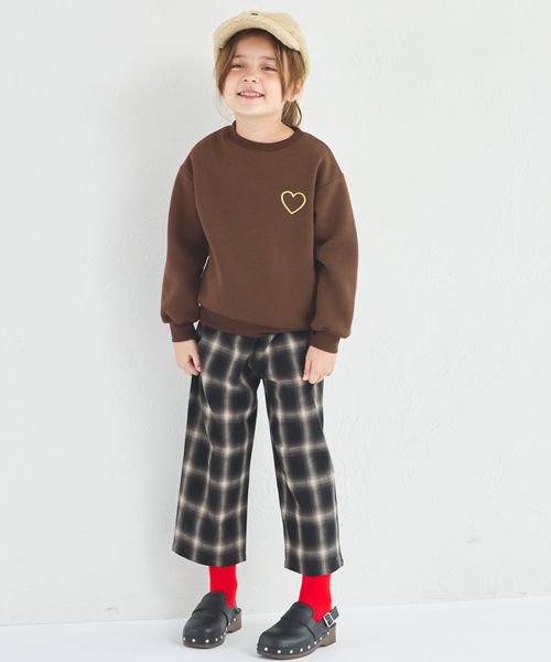 페어마논 키즈 티셔츠 일본 pairmanon 아동복 아소트 하트 자수 맨투맨 트레이너 3컬러