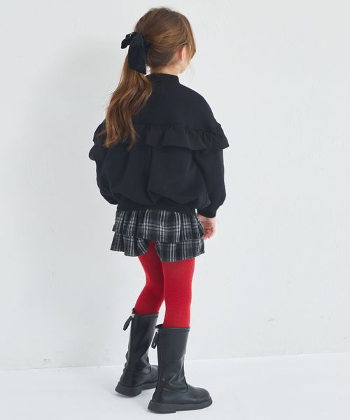 페어마논 키즈 자켓 일본 pairmanon 아동복 기모 프릴 짚업 리브 블루종 3컬러