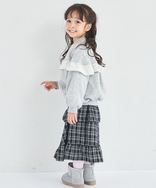 페어마논 키즈 자켓 일본 pairmanon 아동복 기모 프릴 짚업 리브 블루종 3컬러