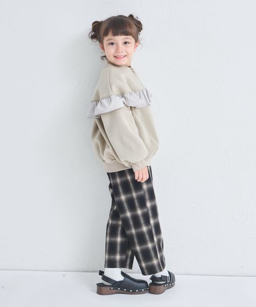 페어마논 키즈 자켓 일본 pairmanon 아동복 기모 프릴 짚업 리브 블루종 3컬러