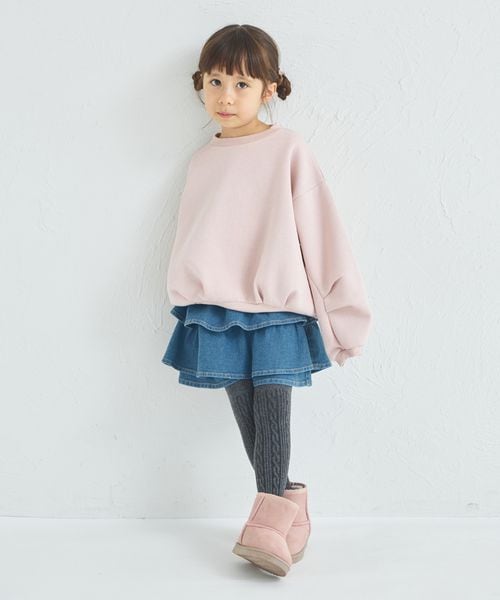 페어마논 키즈 티셔츠 일본 pairmanon 아동복 기모 볼륨 택 걸즈 맨투맨 4컬러