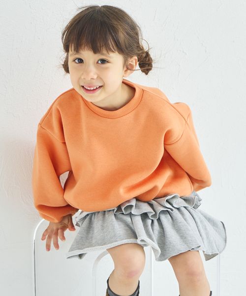 페어마논 키즈 티셔츠 일본 pairmanon 아동복 기모 볼륨 택 걸즈 맨투맨 4컬러