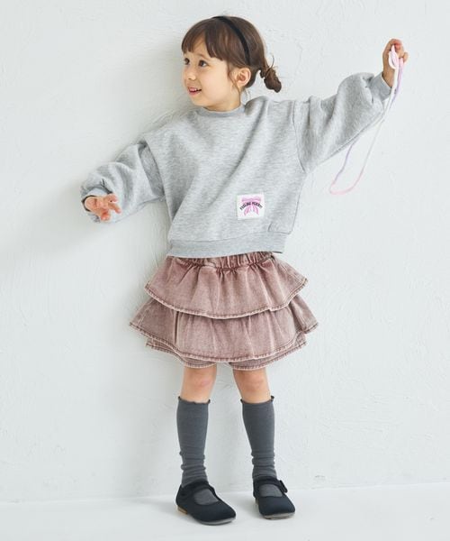 페어마논 키즈 티셔츠 일본 pairmanon 아동복 리본 네임 태그 걸즈 맨투맨 4컬러