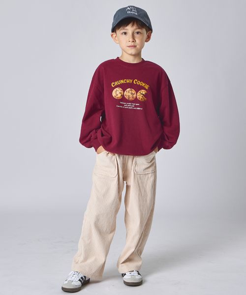 페어마논 키즈 바지 일본 pairmanon 아동복 코듀로이 와이드 팬츠 3컬러