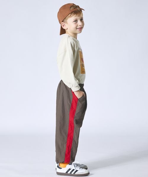 페어마논 키즈 바지 일본 pairmanon 아동복 사이드 라인 나일론 팬츠 2컬러