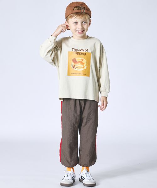 페어마논 키즈 바지 일본 pairmanon 아동복 사이드 라인 나일론 팬츠 2컬러