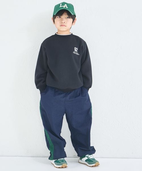 페어마논 키즈 바지 일본 pairmanon 아동복 사이드 라인 나일론 팬츠 2컬러