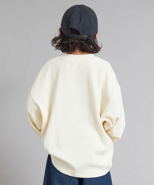 페어마논 키즈 티셔츠 일본 pairmanon 아동복 아소토 디자인 와플 프린트 맨투맨 8컬러