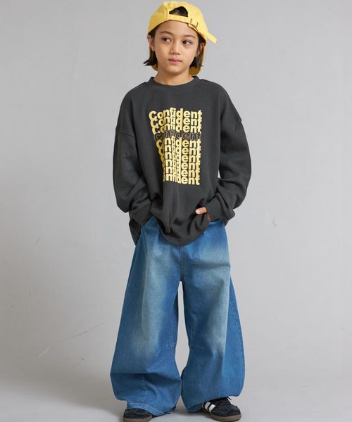 페어마논 키즈 티셔츠 일본 pairmanon 아동복 아소토 디자인 와플 프린트 맨투맨 8컬러