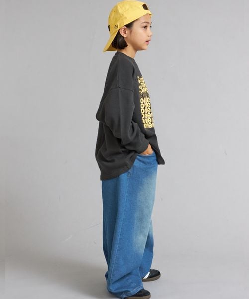 페어마논 키즈 티셔츠 일본 pairmanon 아동복 아소토 디자인 와플 프린트 맨투맨 8컬러