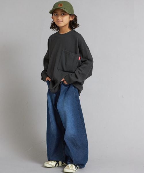 페어마논 키즈 티셔츠 일본 pairmanon 아동복 아소토 디자인 와플 프린트 맨투맨 8컬러